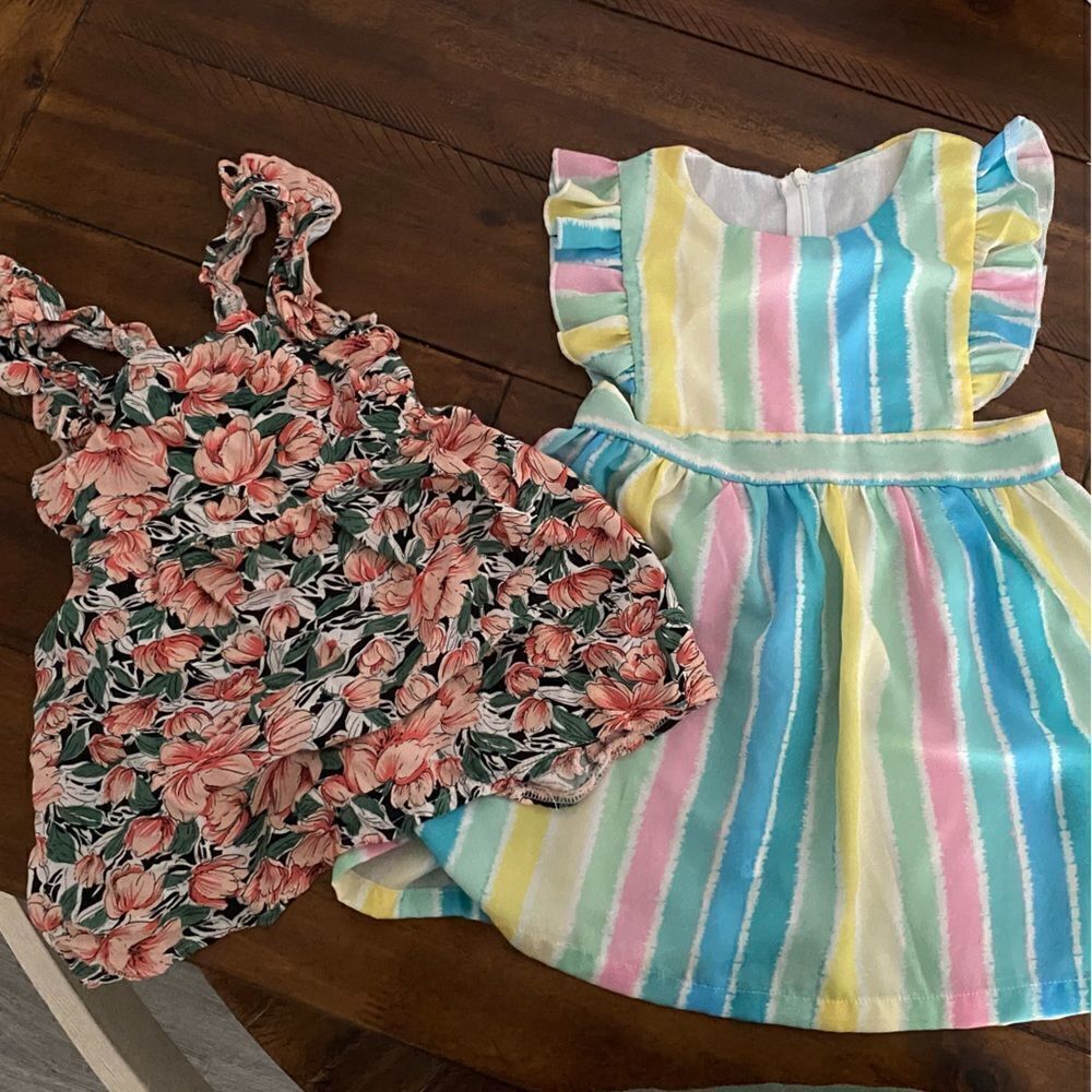 Two toddler dresses 
